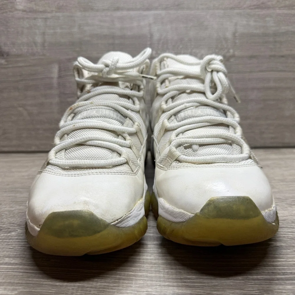 Air Jordan 11 Retro Silver High Anniversary Mens Basketball Shoes SZ 11 Sneakers